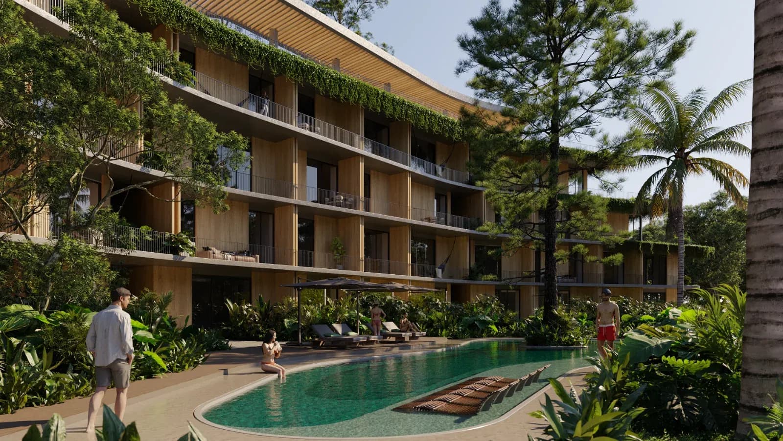 UG-1058 · Appartamento con 1 camera in vendita a Vista Cana, Punta Cana, con terrazza e servizi